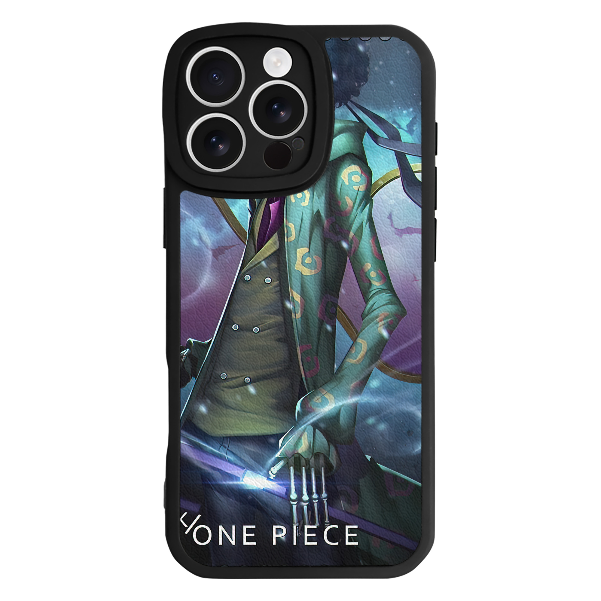 （画像用） ワンピース ONE PIECE 【iPhone 16シリーズ対応】シリコンスマホケース（レザー調） 材質：シリコン